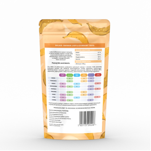 Perro Mix & Match Liofilizowany Banan 20g