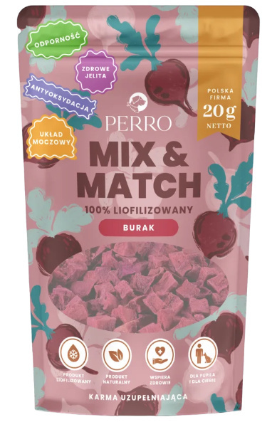 Perro Mix & Match Liofilizowany Burak 20g