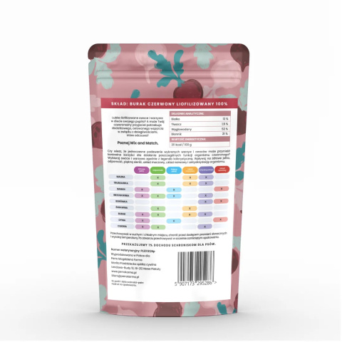 Perro Mix & Match Liofilizowany Burak 20g Perro Mix & Match Liofilizowany Burak 20g