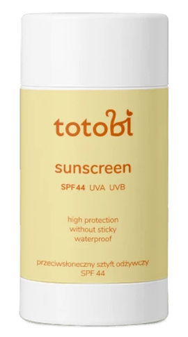 Totobi Przeciwsłoneczny Krem odżywczy z SPF 44 w sztyfcie 25ml