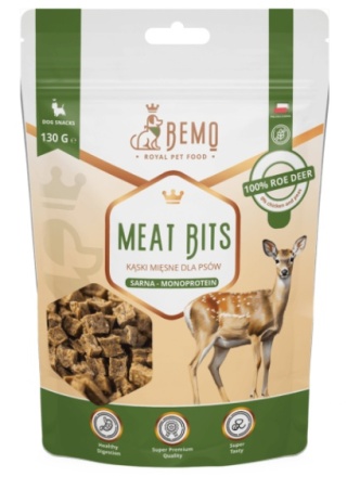 Bemo Meat Bits Półmiękkie trenerki Sarna 130g