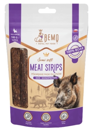 Bemo Meat Strips Dzik180g