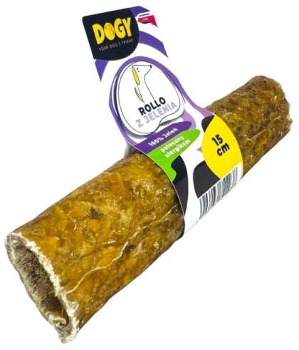 Dogy Rollo z jelenia 15cm
