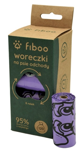 Fiboo Woreczki na psie odchody 120szt