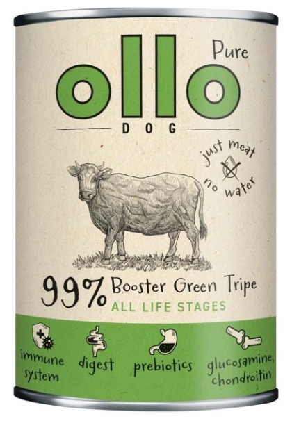 Karma mokra Ollo Booster Digest Zielone żwacze 400g
