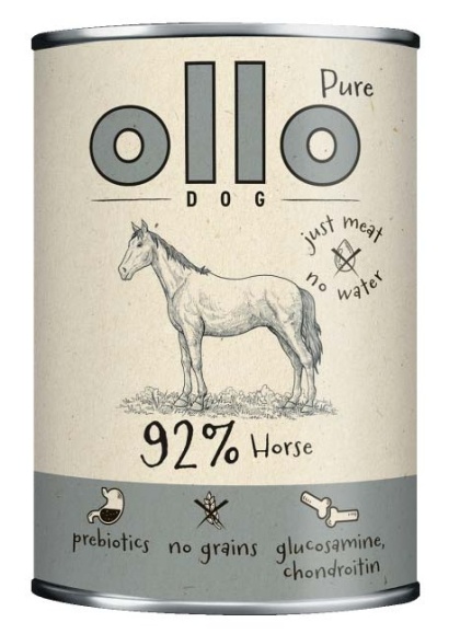 Karma mokra Ollo Pure Koń 400g