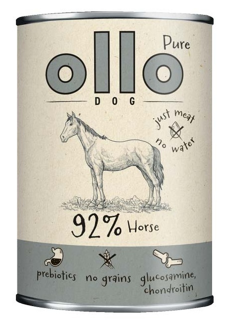 Karma mokra Ollo Pure Koń 400g Karma mokra Ollo Pure Koń 400g