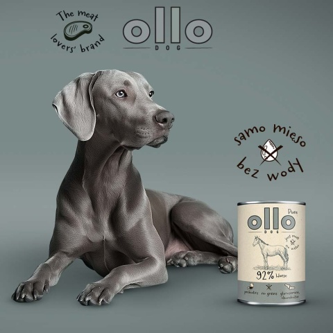Karma mokra Ollo Pure Koń 400g Karma mokra Ollo Pure Koń 400g