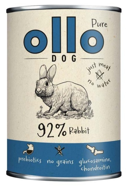 Karma mokra Ollo Pure Królik 400g