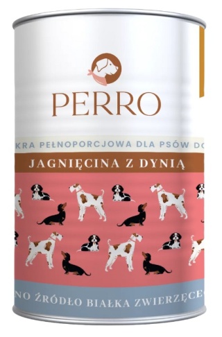 Karma mokra Perro Gourmet Jagnięcina z dynią 400g