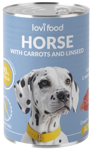 Lovi Food Horse with Carrots Karma z koniną i marchewką 400g