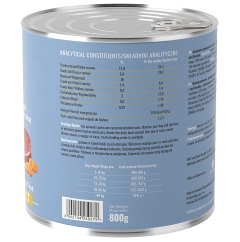 Lovi Food Horse with Carrots Karma z koniną i marchewką 800g Lovi Food Horse with Carrots Karma z koniną i marchewką 800g