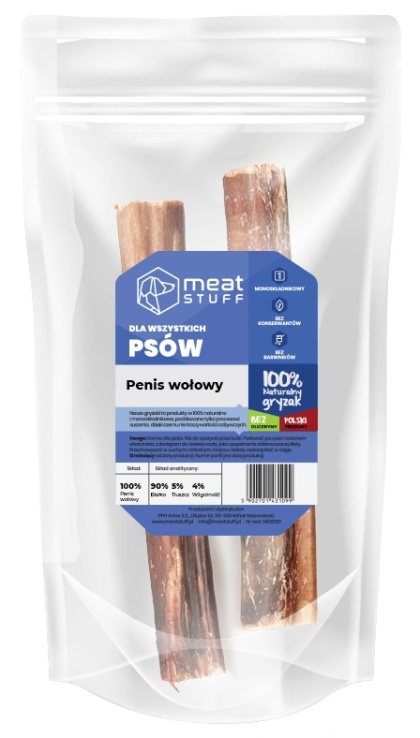 Meatstuff Penis wołowy 15cm 2szt
