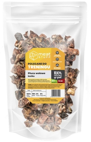 Meatstuff Płuca wołowe kostka 100g
