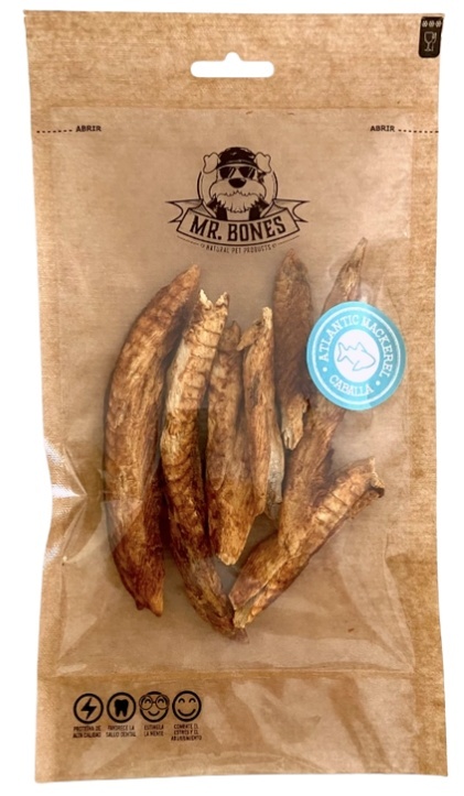 Mr.Bones Atlantic Mackerel Fillets - Filety z makreli dla psa i kota 70g