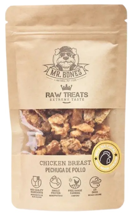 Mr Bones Raw Treats Pierś z kurczaka 45g