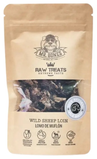 Mr Bones Raw Treats Polędwica muflona 45g