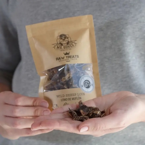 Mr Bones Raw Treats Polędwica muflona 45g