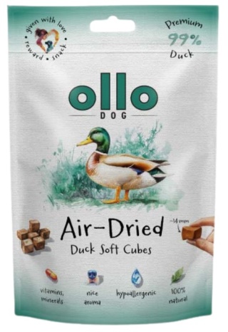 Ollo Air Dried Duck Soft Cubes Kosteczki z kaczki 80g