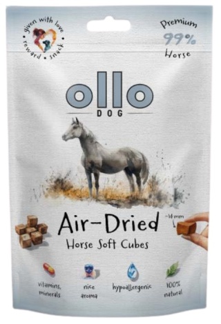 Ollo Air Dried Horse Soft Cubes Kosteczki z koniny 80g
