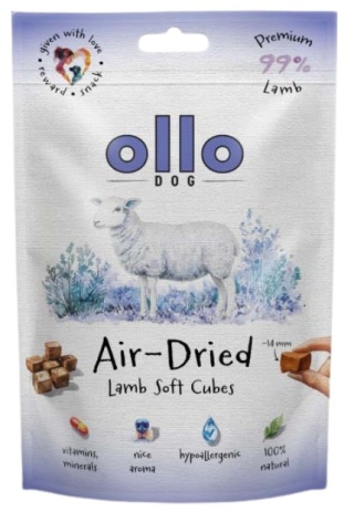 Ollo Air Dried Lamb Soft Cubes Kosteczki z jagnięciny 80g