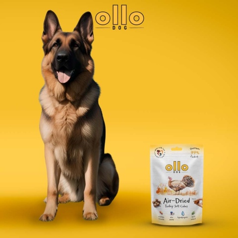 Ollo Air Dried Turkey Soft Cubes Kosteczki z indyka 80g Ollo Air Dried Turkey Soft Cubes Kosteczki z indyka 80g