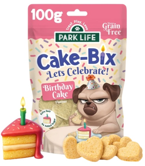 Park Life Cake Bix Birthday Cake Ciasteczka dla psa 100g