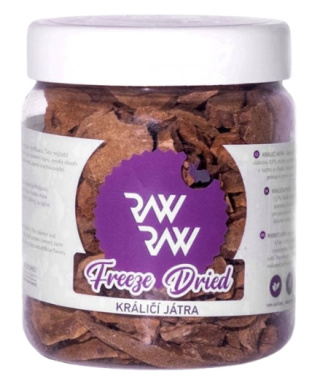 Raw Raw Liofilizowana wątroba królicza 80g