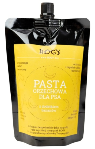 Rogy Pasta orzechowa z bananami 300g