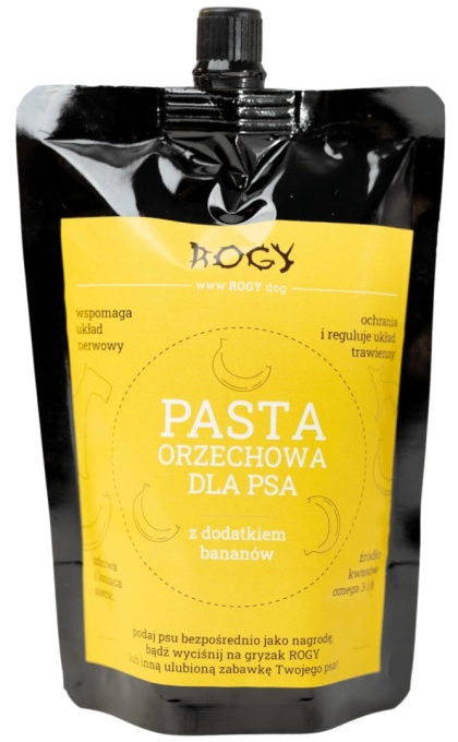 Rogy Pasta orzechowa z bananami 300g