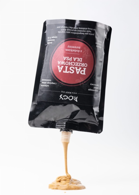 Rogy Pasta orzechowa z żurawiną 300g