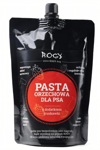 Rogy Pasta orzechowa z truskawkami 300g