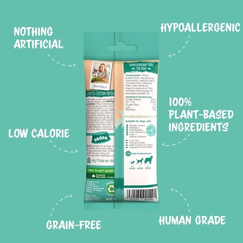 Soopa Dental Stick Paw-Na Colada Kokos i ananas 100g