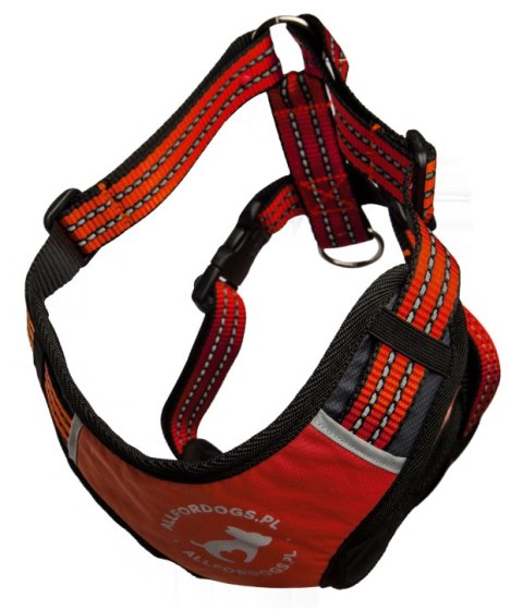 Allfordogs Szelki sportowe z podszyciem siateczkowym, czarne