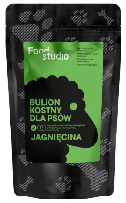 Bulion kostny dla psów Food Studio Jagnięcina 230ml
