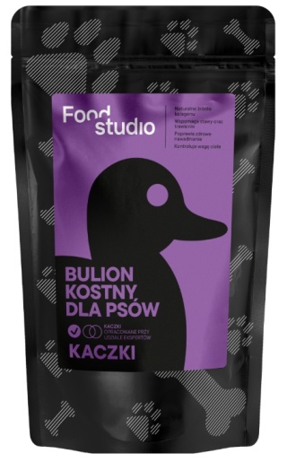 Bulion kostny dla psów Food Studio Kaczka 230ml