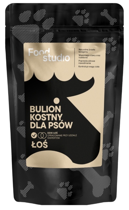 Bulion kostny dla psów Food Studio Łoś 230ml