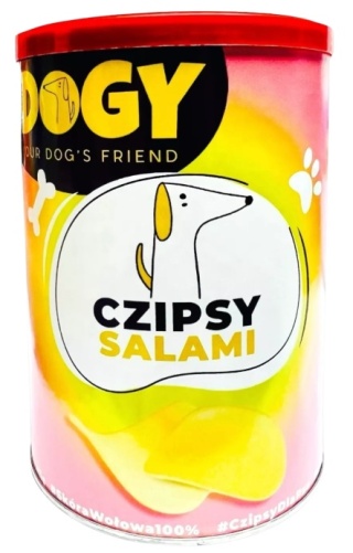 Czipsy dla psa Dogy Salami 120g
