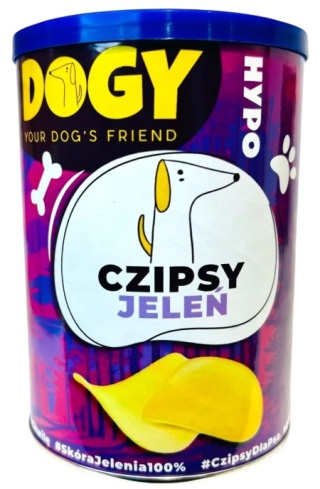 Czipsy dla psa Dogy Hypo Jeleń 75g