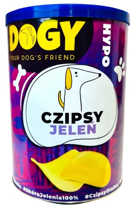 Czipsy dla psa Dogy Hypo Jeleń 75g