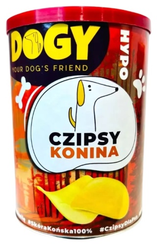 Czipsy dla psa Dogy Hypo Konina 75g