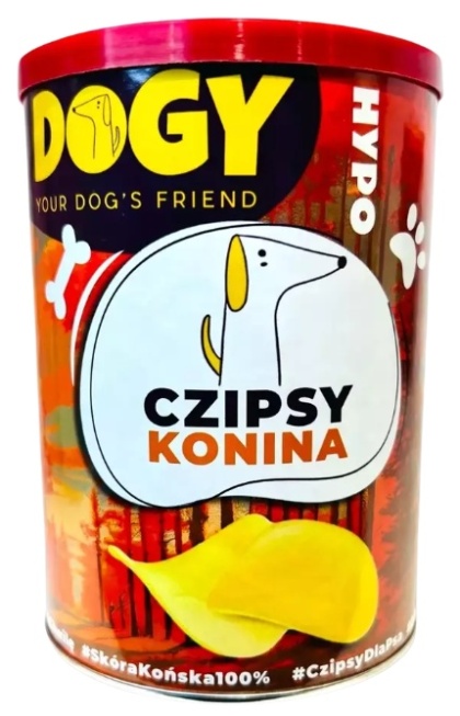 Czipsy dla psa Dogy Hypo Konina 75g