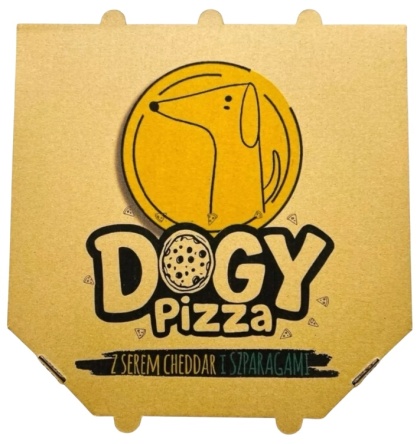 Gryzak dla psa Dogy Pizza z serem cheddar i szparagami