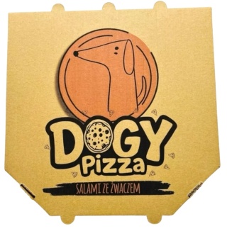 Gryzak dla psa Dogy Pizza z salami i żwaczem