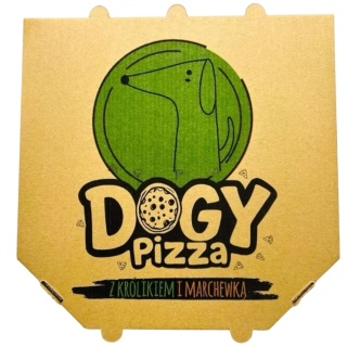 Gryzak dla psa Dogy Pizza z królikiem i marchewką