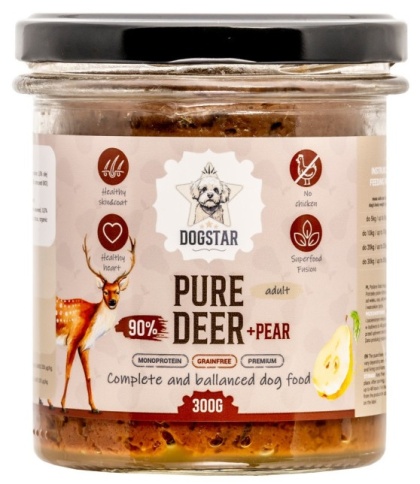 Mokra karma dla psów Dogstar Jeleń 300g