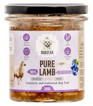Mokra karma dla psów Dogstar Jagnięcina 300g