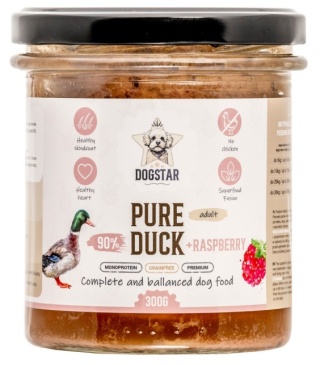 Mokra karma dla psów Dogstar Kaczka 300g