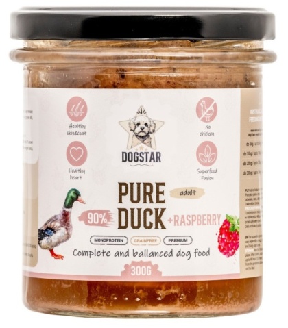 Mokra karma dla psów Dogstar Kaczka 300g