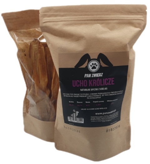 Pan Zwierz Uszy królika 160g